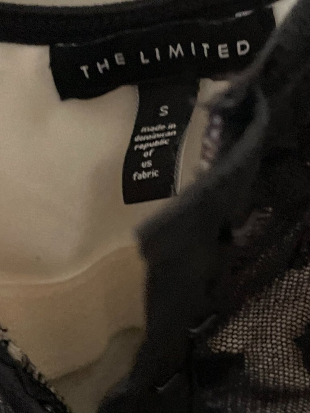 The Limited Black Lace Tank Top - Picture 4 of 6